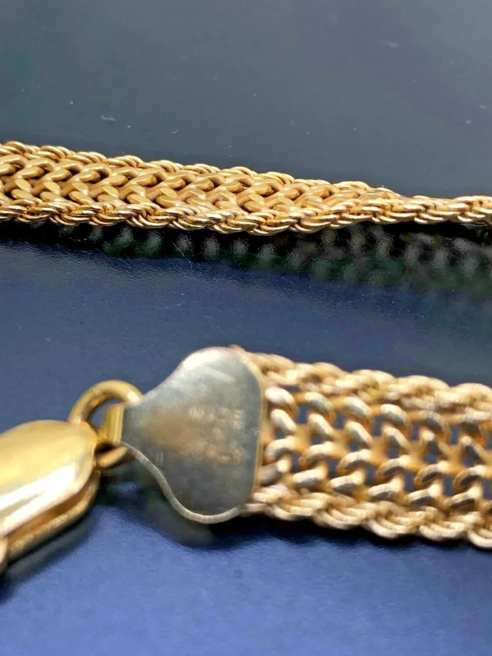 Sterling 925 / gold vermeil Italy 3/8